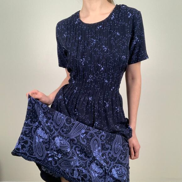 Vintage J.G. Hook Tie Back Waist Dress - Picture 8 of 10